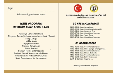 4. BAYBURT TANITIM GÜNLERİ